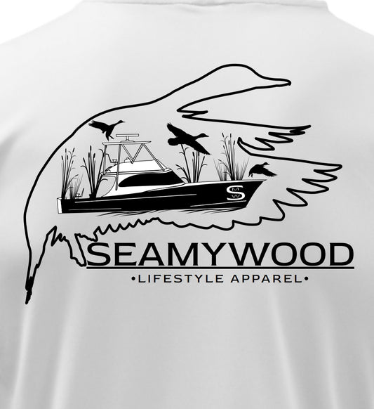 Seamywood Hooded Performance Shirt White