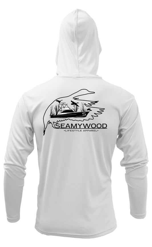 Seamywood Hooded Performance Shirt White