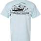 Seamywood 100% Cotton T-Shirt. Soothing Blue