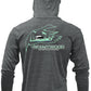 Seamywood Hooded Performance Shirt Charcoal Grey